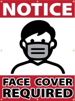 Pandemic_Banner_36x48_Face_Cover_Required_English